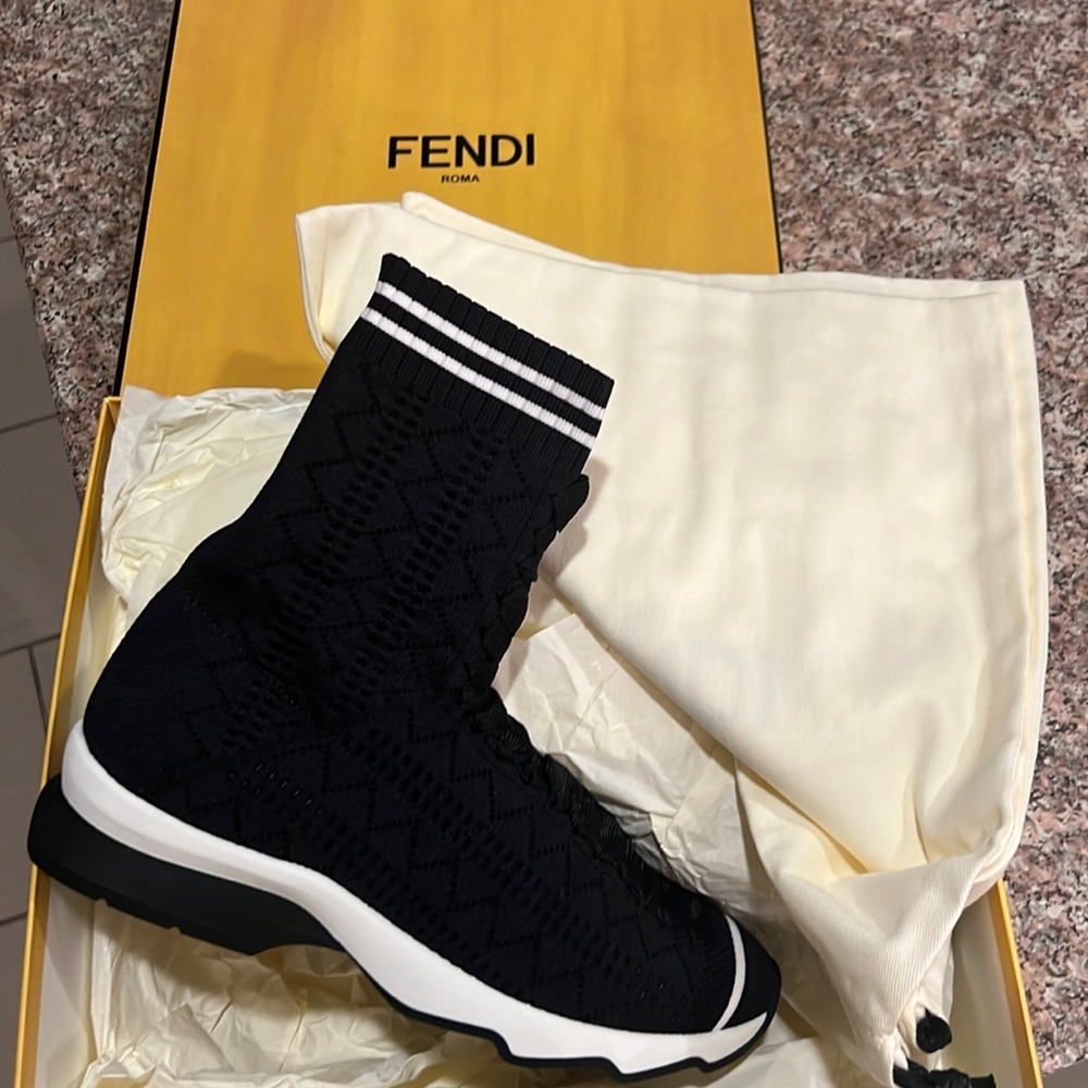 Black Fendi sneakers